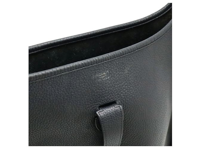 Borsa a Spalla Hermès Evelyn 3 III GM Nero - vista 8