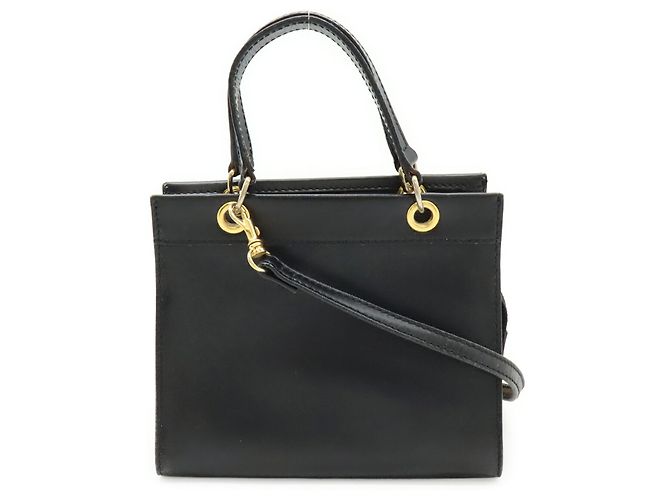 Céline Borsa a spalla in pelle nera Celine Nero - vista 2