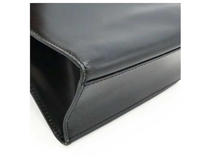 Céline Borsa a spalla in pelle nera Celine Nero - vista 4