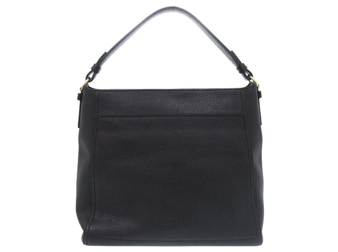 Borsa a Spalla in Pelle Gancini di Salvatore Ferragamo Nero - vista 2