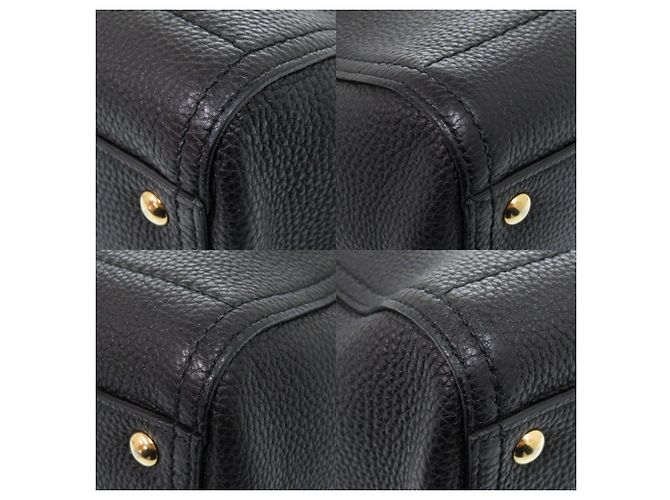 Borsa a Spalla in Pelle Gancini di Salvatore Ferragamo Nero - vista 4