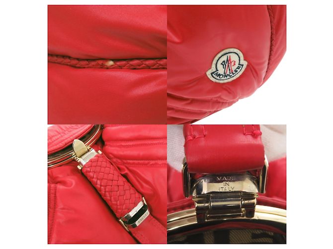 Borsa a mano Fendi x Moncler Spy rossa Rosso - vista 8