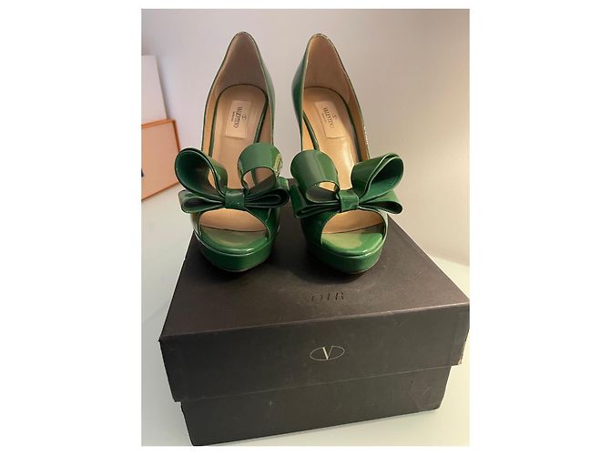 Pumps Valentino Garavani con Fiocco Verde - vista 2