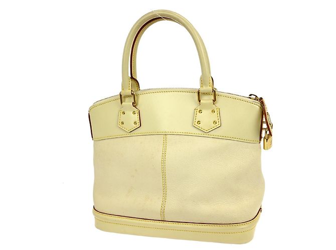 Bolso de mano Lockit Suhali de cuero PM Louis Vuitton Beige - vista 2