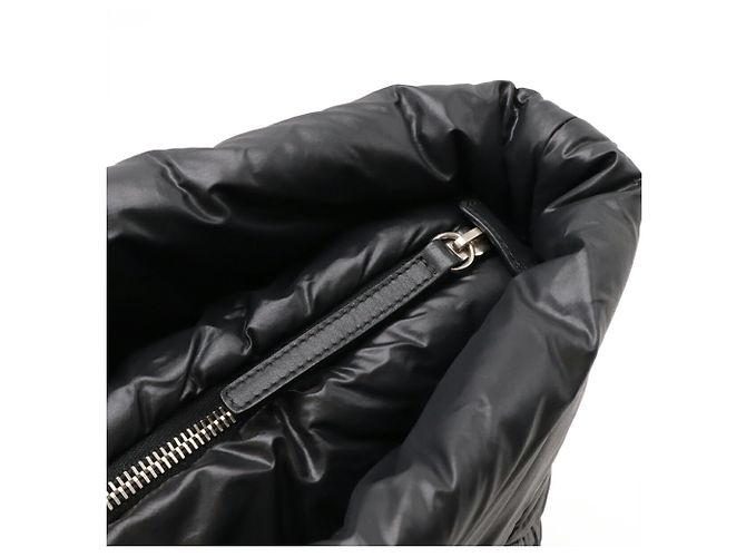 Borsa a Spalla Chanel Coco Cocoon Medium Tote MM Nero Bordò - vista 5