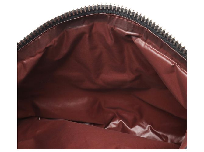 Borsa a Spalla Chanel Coco Cocoon Medium Tote MM Nero Bordò - vista 9