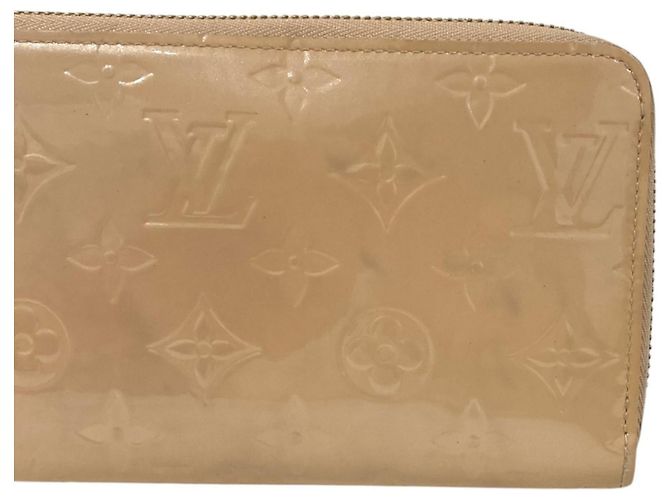 Cartera Zippy Monogram Vernis Louis Vuitton Beige - vista 10