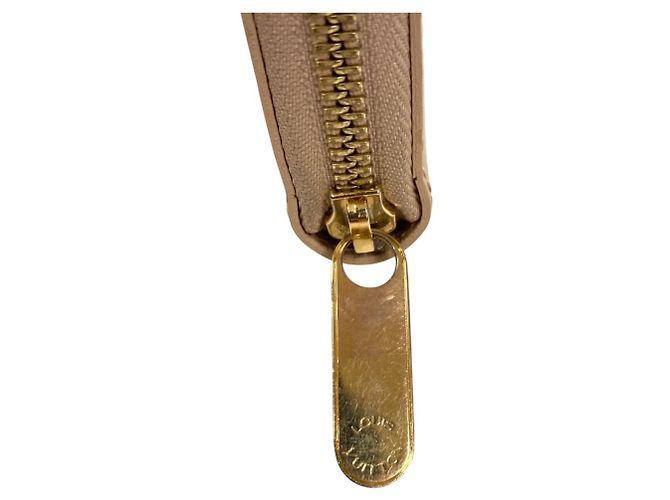 Cartera Zippy Monogram Vernis Louis Vuitton Beige - vista 11