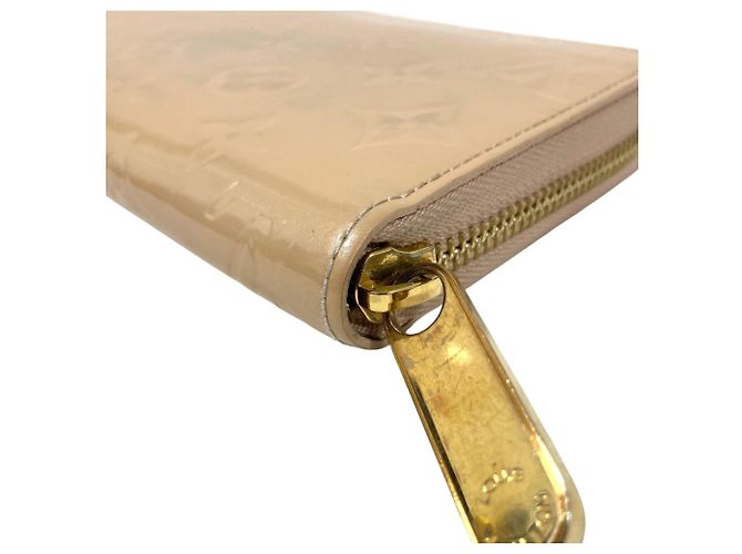 Cartera Zippy Monogram Vernis Louis Vuitton Beige - vista 12