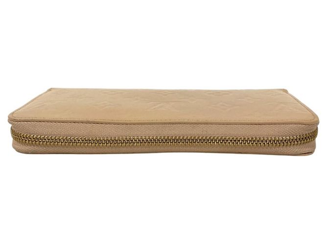 Cartera Zippy Monogram Vernis Louis Vuitton Beige - vista 6