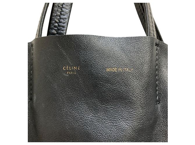 Cabas Céline Borsa tote orizzontale in pelle Celine - vista 3