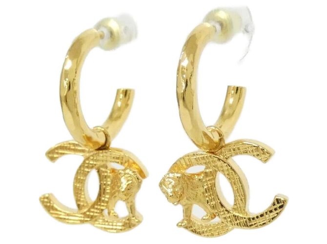 Orecchini a goccia dorati Chanel AB8783 D'oro - vista 2