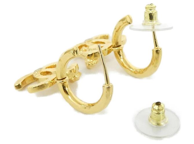 Orecchini a goccia dorati Chanel AB8783 D'oro - vista 3