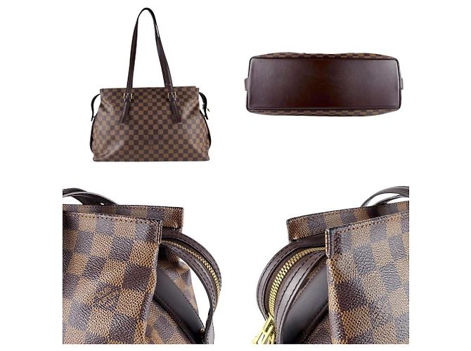Borsa a Spalla Chelsea Damier Louis Vuitton Marrone Damier ebene - vista 3