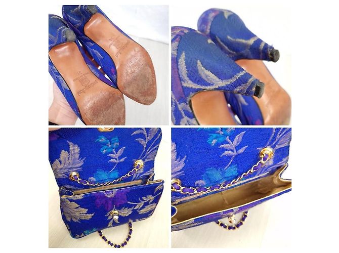Autre Marque Completo sartoriale anni '80 cappotto, vestito, scarpe e borsa - vista 14