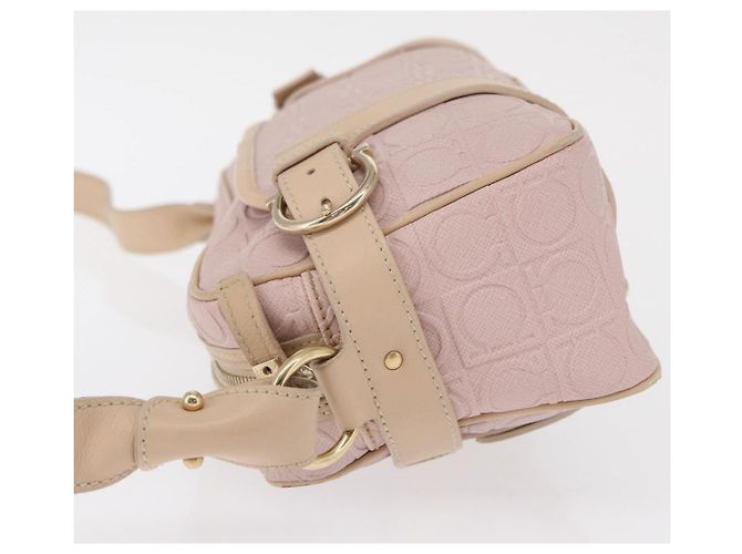 Borsa a Spalla Gancini in Pelle Salvatore Ferragamo Rosa - vista 4