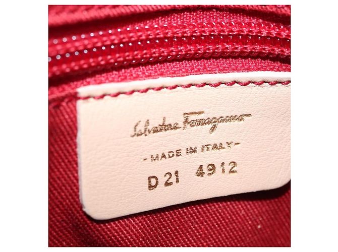 Borsa a Spalla Gancini in Pelle Salvatore Ferragamo Rosa - vista 6