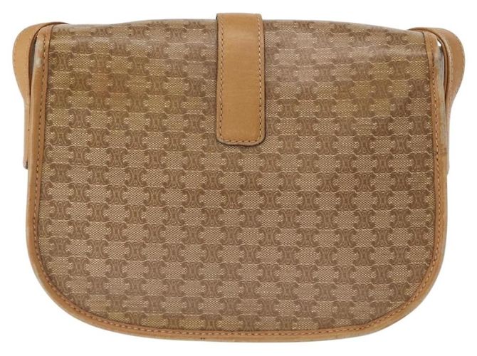 Céline Celine Vintage Macadam Canvas Small Beige - vista 2