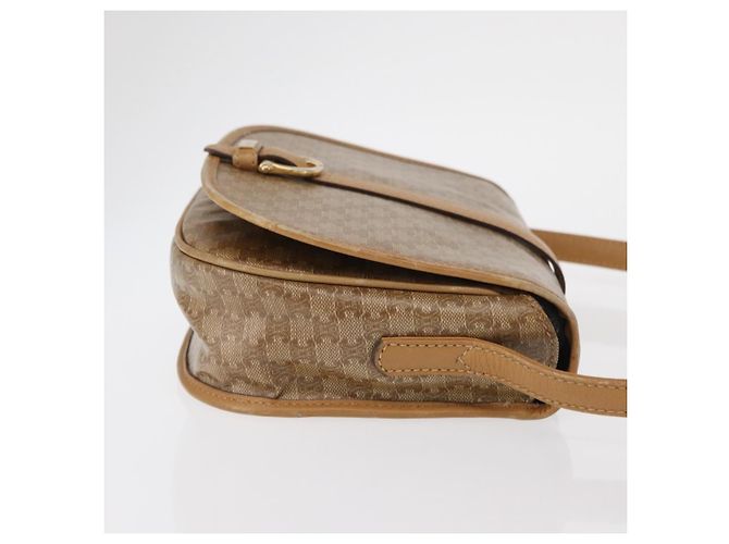 Céline Celine Vintage Macadam Canvas Small Beige - vista 3