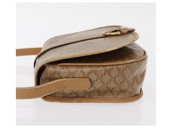 Céline Celine Vintage Macadam Canvas Small Beige - vista 4