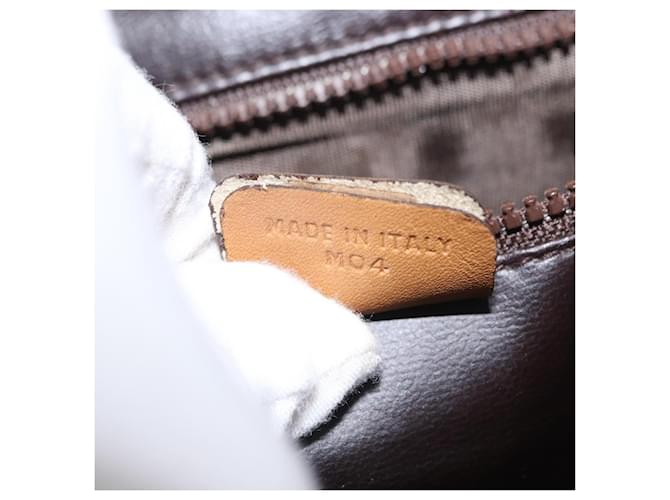 Céline Celine Vintage Macadam Canvas Small Beige - vista 7