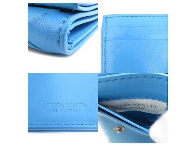 Billetera plegable Bottega Veneta Azul - vista 5