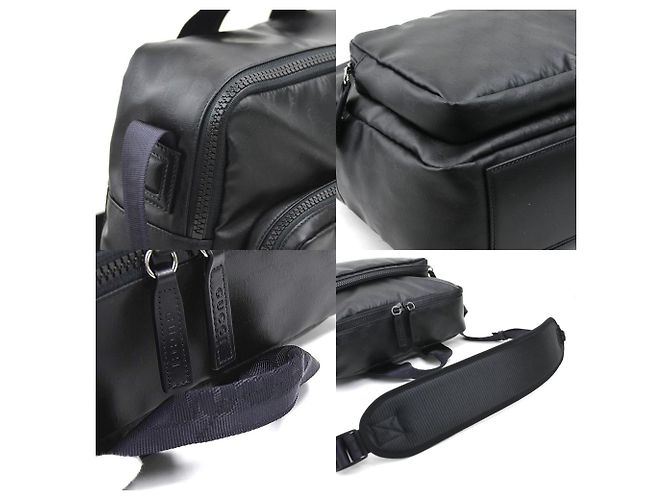 Borsa a spalla in PVC nero Gucci - vista 3