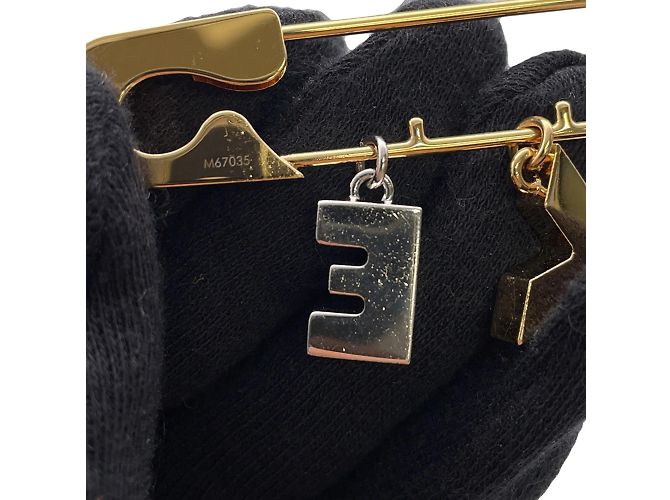 Spilla Louis Vuitton LOVE Motivo Spilla di Sicurezza Argento D'oro - vista 7