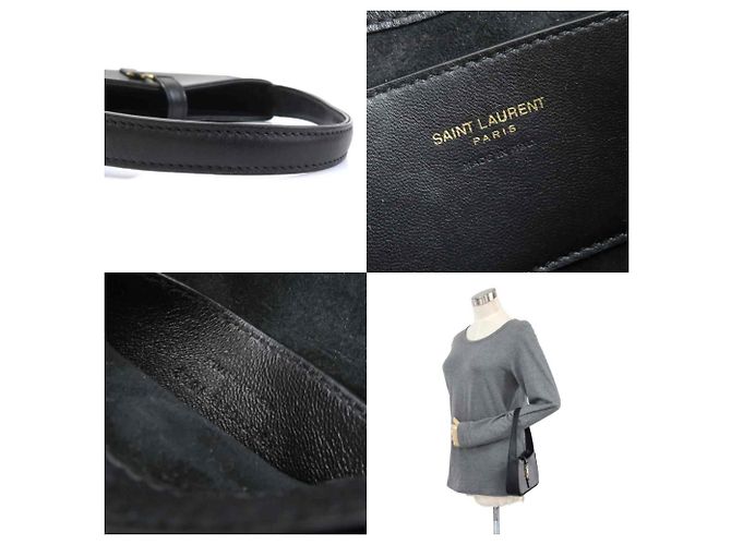 Borsa Le 5 A 7 di Saint Laurent Nero - vista 5