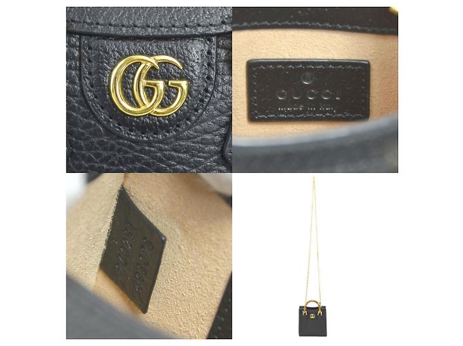 Borsa a Spalla in Pelle Gucci Diana Nero - vista 4