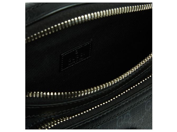 Marmont Gucci Sacoche Cintura Preta GG Emblem GM Preto - vista 6