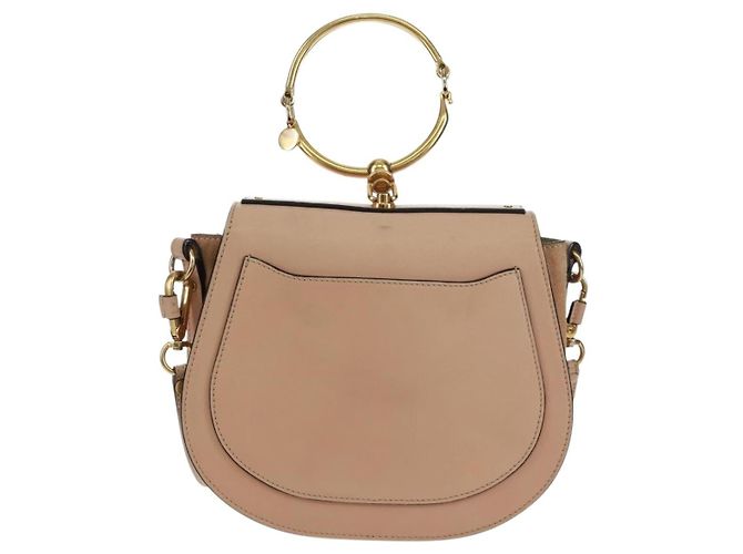 Chloé Chloe Nile Leather Small Rosa - vista 2