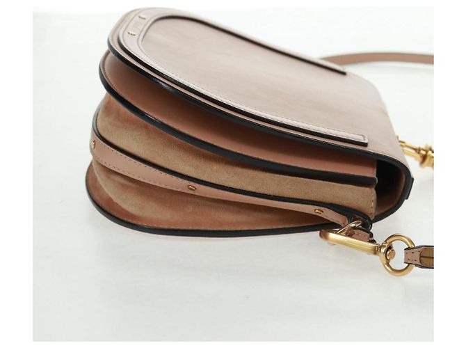 Chloé Chloe Nile Leather Small Rosa - vista 3