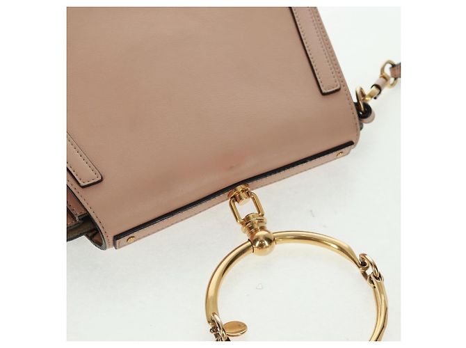 Chloé Chloe Nile Leather Small Rosa - vista 4