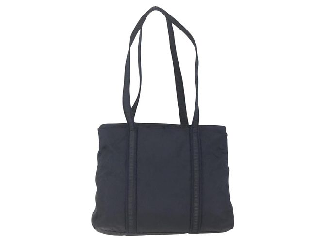 Prada Vintage Schultertasche Tessuto Schwarz - Ansicht 2