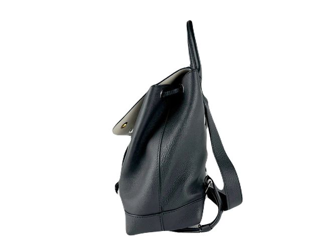 Zaino LockMe di Louis Vuitton Nero Bianco sporco - vista 2