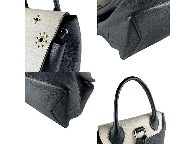 Zaino LockMe di Louis Vuitton Nero Bianco sporco - vista 4