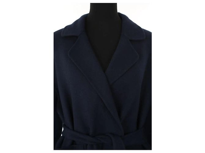 Barbour Abrigo de lana azul - vista 2