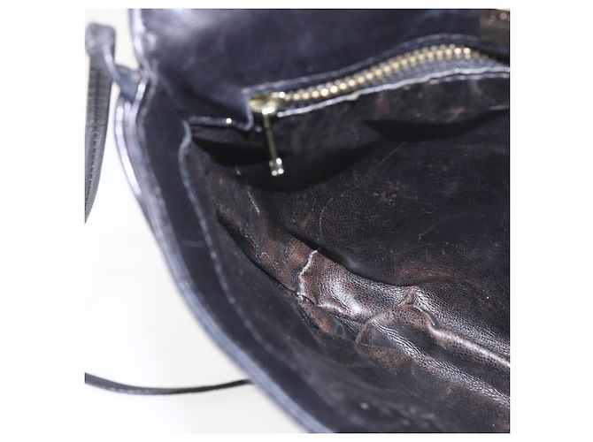 BORSA A SPALLA IN PELLE INTRECCIATO BOTTEGA VENETA NERA ORO Auth mr1793 Nero D'oro - vista 18