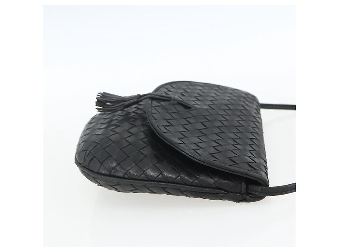BORSA A SPALLA IN PELLE INTRECCIATO BOTTEGA VENETA NERA ORO Auth mr1793 Nero D'oro - vista 5