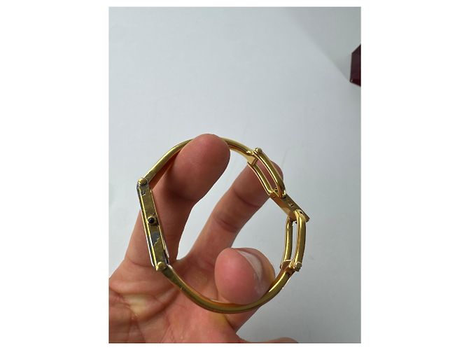 Vintage Gucci vergoldete Pferdebit-Uhr Golden - Ansicht 5