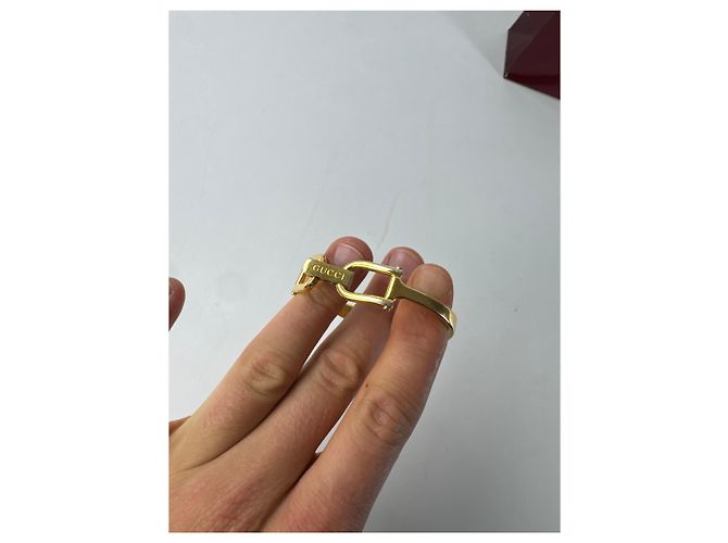 Vintage Gucci vergoldete Pferdebit-Uhr Golden - Ansicht 6