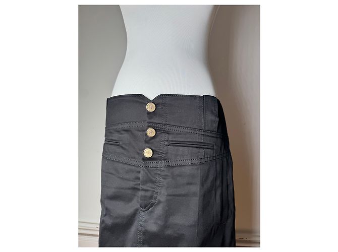 Vintage Gucci Jeansrock Schwarzer Rock 40/L - Ansicht 13