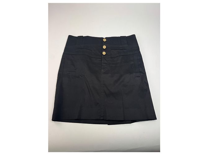 Vintage Gucci Jeansrock Schwarzer Rock 40/L - Ansicht 4
