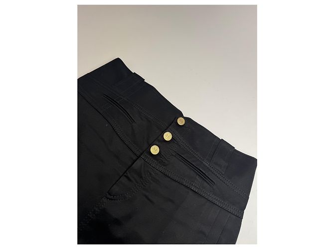 Vintage Gucci Jeansrock Schwarzer Rock 40/L - Ansicht 5