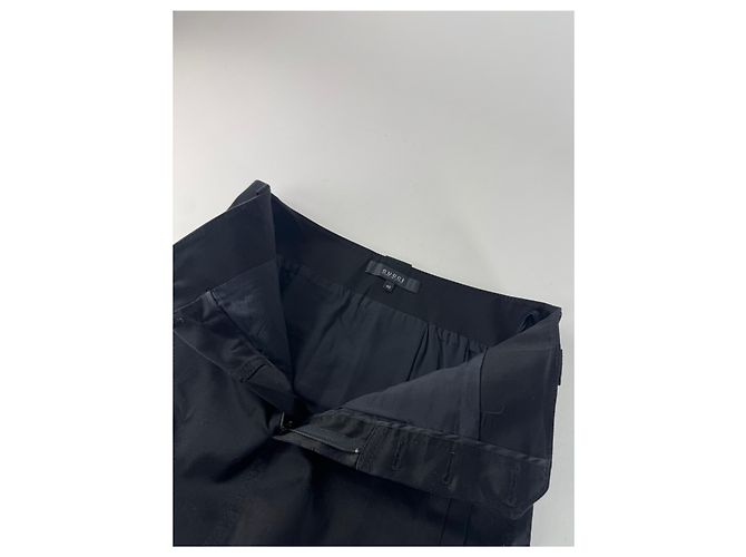 Vintage Gucci Jeansrock Schwarzer Rock 40/L - Ansicht 9