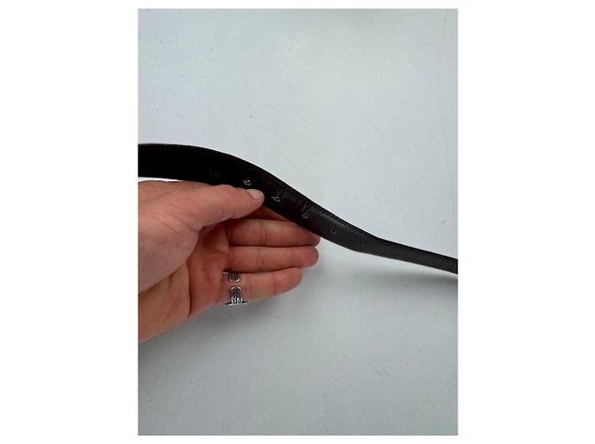 Vintage Gucci Leder Gürtel aus den 70ern schwarz - Ansicht 3