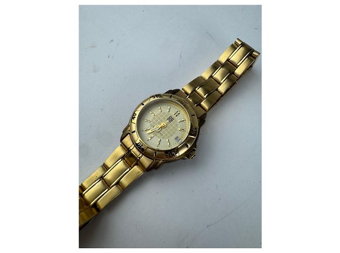 Orologio vintage Givenchy placcato oro al quarzo D'oro - vista 3