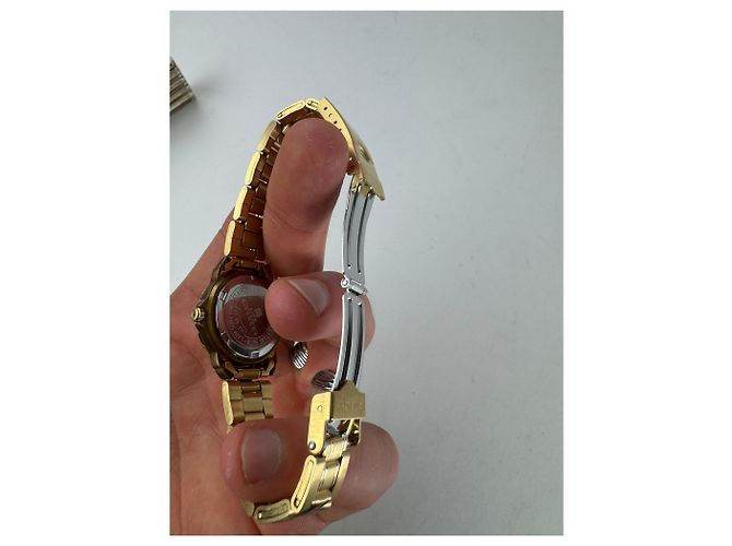 Orologio vintage Givenchy placcato oro al quarzo D'oro - vista 5