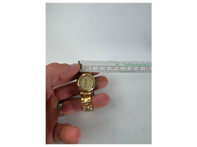 Orologio vintage Givenchy placcato oro al quarzo D'oro - vista 8